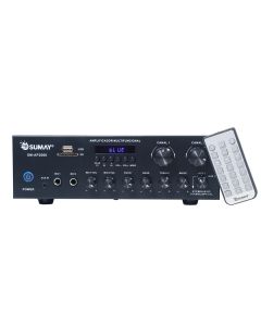 Amplificador Bluetooth USB Cartão Fm Aux Stereo 200w Sumay sm-ap2000