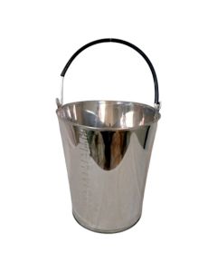 Balde Aço Inox Oval com Alça 8 Litros Multiuso SF27