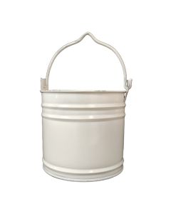 Mini Balde Galvanizado Branco 3 Litros Decoração e Multiuso sf300