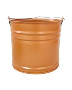 Mini Balde Galvanizado Marrom 3 Litros Decoração e Multiuso sf300