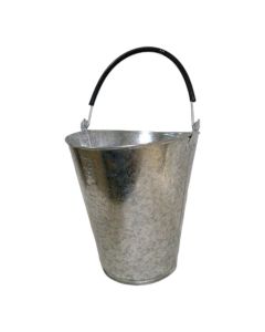 Balde Aço Galvanizado Oval com Alça 8 Litros Multiuso SF25
