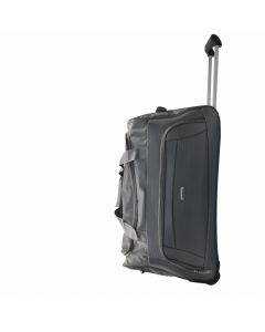 Mala Sacola Com Puxador Rodinhas Média Viagem Cinza Ys23006