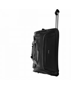 Mala Sacola Com Puxador Rodinhas Média Viagem Preta Ys23006