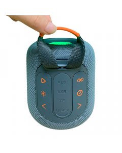 Caixa Som Portátil Bluetooth COMETBOX Aprova d'Água Cinza Sumay sm-csp1313c