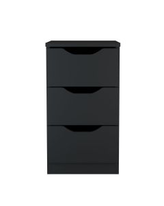 Gaveteiro Multiuso Preto 3 Gavetas -Multivisão Gav-Multi-300
