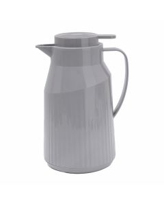 Garrafa Térmica 1L Cinza com Ampola Vidro - Quente e Frio Berlim sm-gtbczcl