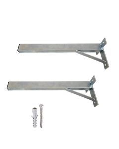 Kit 2 Suportes 3 Furos Parafusar Pia 50x5cm Reforçado Kit instalação nv410