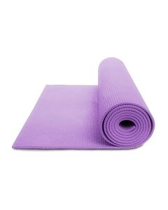 Kit Tapete Yoga Exercícios Lilás 5mm + Toalha Microfibra Yins