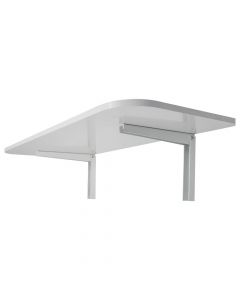 Mesa Dobrável Parede Com Suporte 90x40cm Branca Multivisão MDS9040