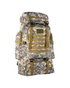 Mochila Grande Impermeavel Cargueira Reforcada Militar Bege MLT-1310
