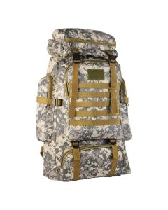 Mochila Grande Impermeavel Cargueira Reforcada Militar Bege MLT-1310