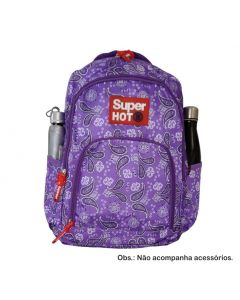 Mochila Feminina Escolar Esportiva Lilás M3433