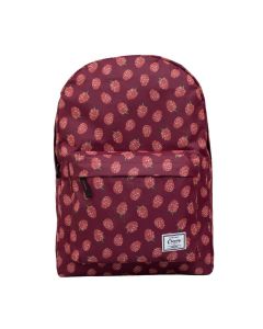 Mochila Feminina Escolar Casual Morango Bordô ys29405