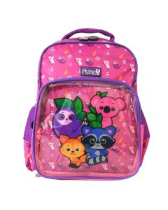 Mochila Feminina Infantil Funny Animais Rosa M4331