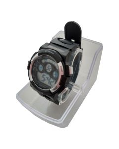 Relógio Digital Masculino à Prova D'água Esportivo Prata WR30M