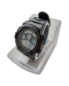 Relógio Digital Masculino à Prova D'água Esportivo Preto WR30M