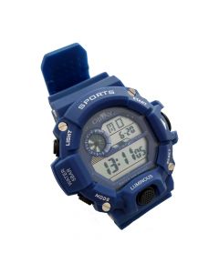 Relógio Digital Masculino Esportivo Prova D'água Azul DR340G