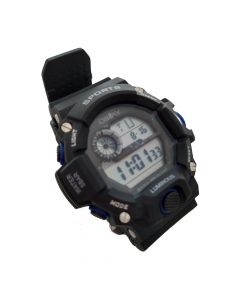 Relógio Digital Masculino Esportivo Prova D'água Azul Marinho DR340G
