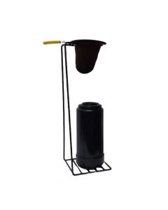 Suporte Coador Café Mariquinha Retrô 47cm Aço Preto nv820