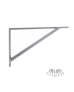 Cantoneira Pia Balcão Prateleira Parafusar Aço Chato 50 cm nv455