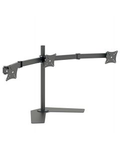 Suporte de Mesa Articulado para 3 Monitores de 10" a 24" MT3ERGOPR