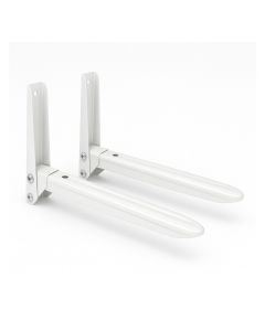 Suporte De Parede Ajustável Para Micro-ondas e Forno Elétrico Branco SM-SUMF