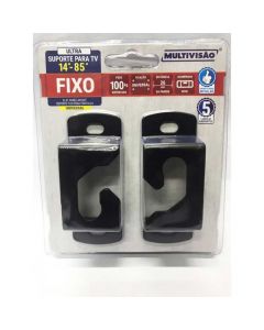 Suporte Parede Universal Fixo Tv 14 a 85 Com Nível Ultra Blister 