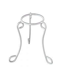 Suporte Tripé 30cm Para Vaso Planta Arabesco Branco hy4402