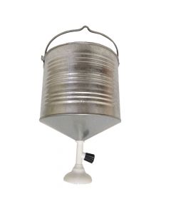 Chuveiro Tipo Balde Portátil Camping Galvanizado Retrô SF59