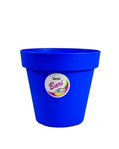 Vaso Redondo 12 cm para Jardim Bari Azul VB12AZ