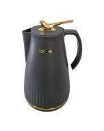 Garrafa Térmica 1L Cinza com Ampola Vidro - Quente e Frio Dubai SM-GTDC