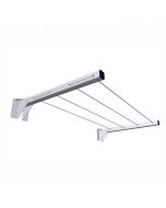 Suporte Varal Dobrável Lateral 4 cordões Branco 50cm nv152p