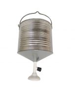 Chuveiro Tipo Balde Portátil Camping Galvanizado Retrô SF59